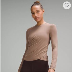 Lululemon Light Smooth cover Wrap-Front Long sleeve